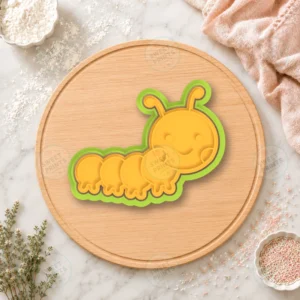Caterpillar 2 Cookie Cutter & Stamp