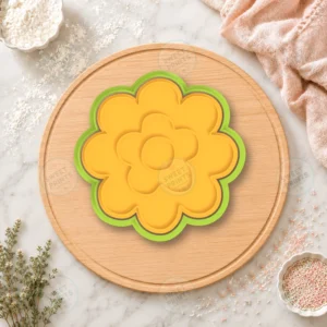 Six Petal Flower Cookie Cutter & Stamp
