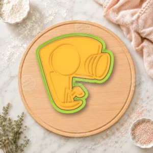 Invader Zim Robotic Shape Cookie Cutter & Stamp