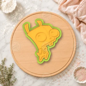 GIR Robot Head Tilted Cookie Cutter & Stamp
