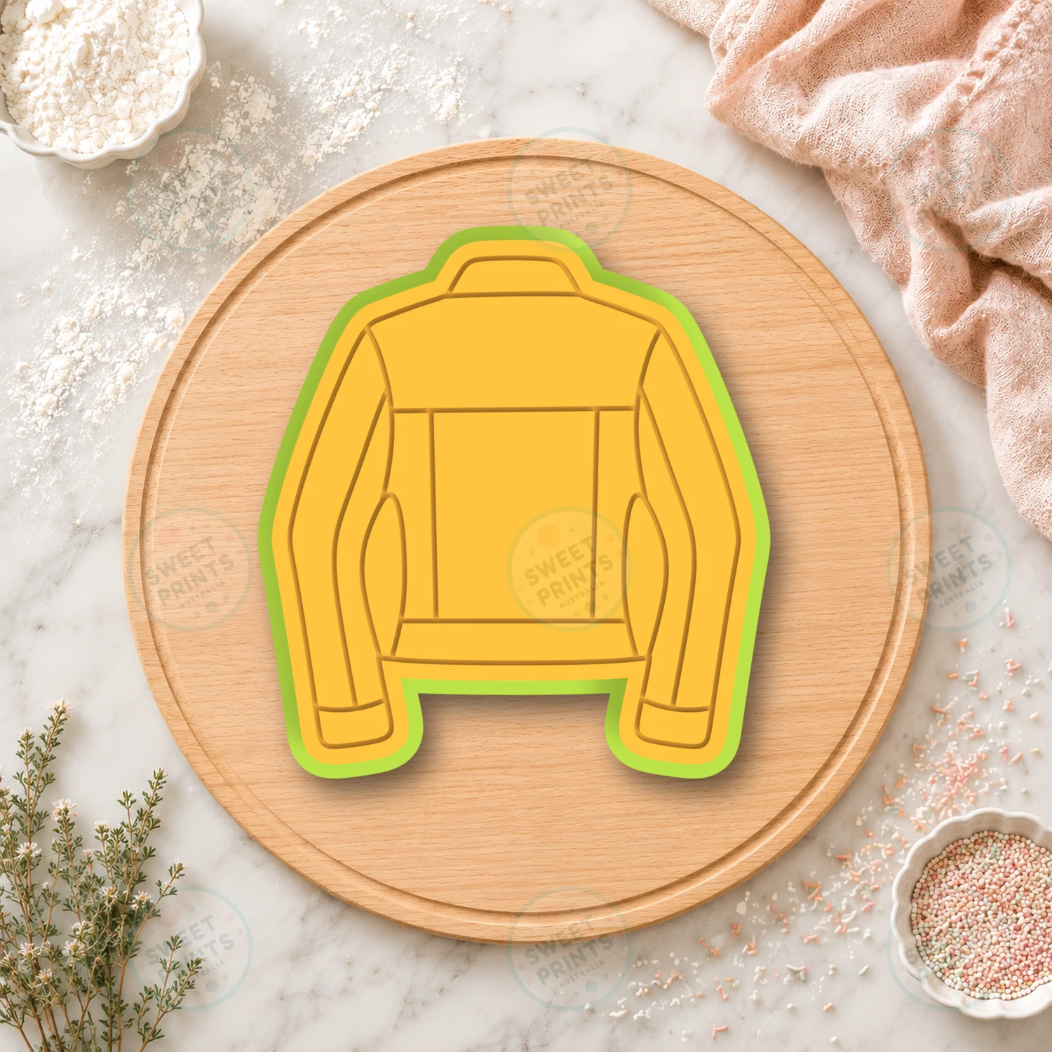 Jacket Cookie Cutter & Stamp cookie cutter