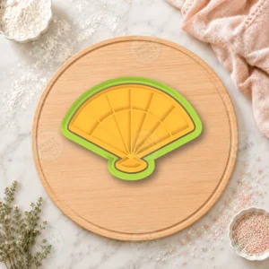 Japanese Fan Cookie Cutter & Stamp