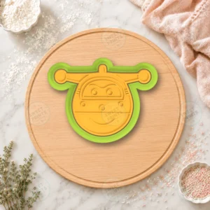 Jett Super Wings Cookie Cutter & Stamp