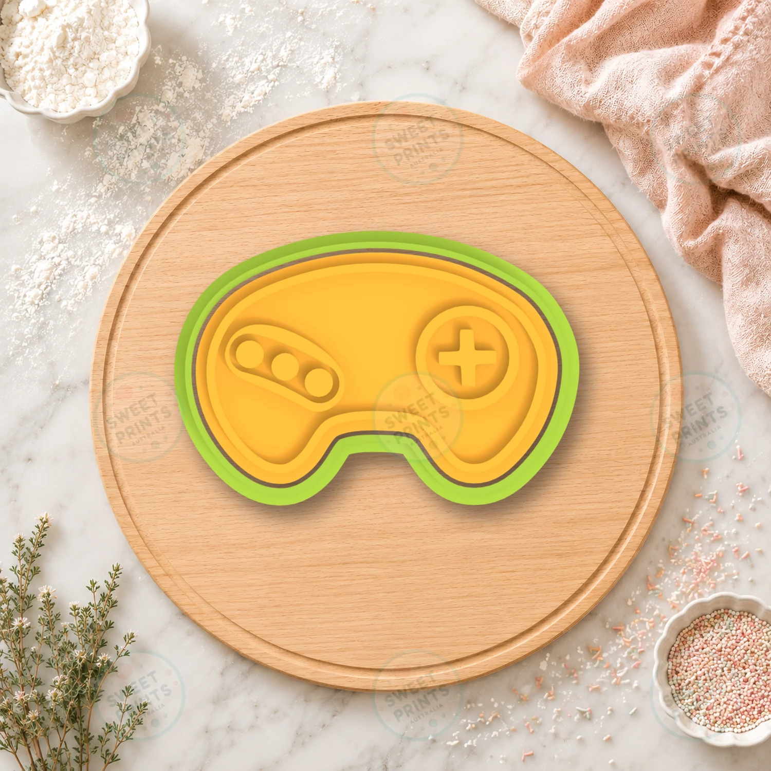 Retro Game Controller Cookie Cutter & Stamp cookie cutter