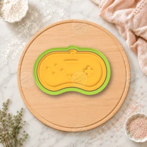 Oval Game Controller Cookie Cutter & Stamp