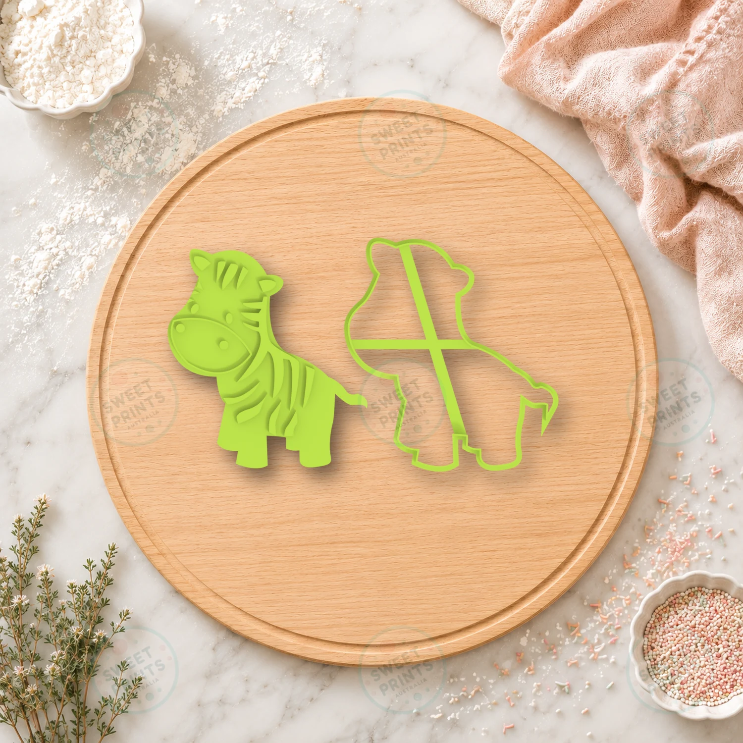 Zebra Cookie Cutter cookie cutter