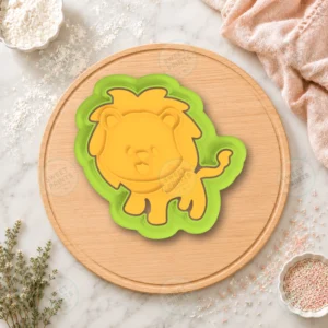 Jungle Lion Cookie Cutter & Stamp