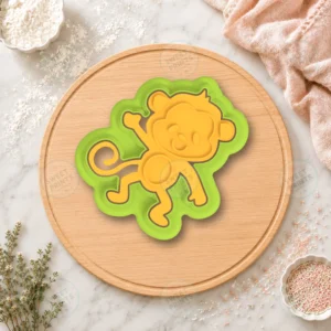 Jungle Monkey Cookie Cutter & Stamp