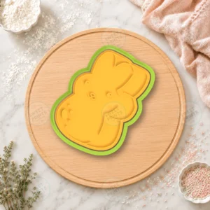 Kawaii Bunny Head Cookie Cutter & Stamp