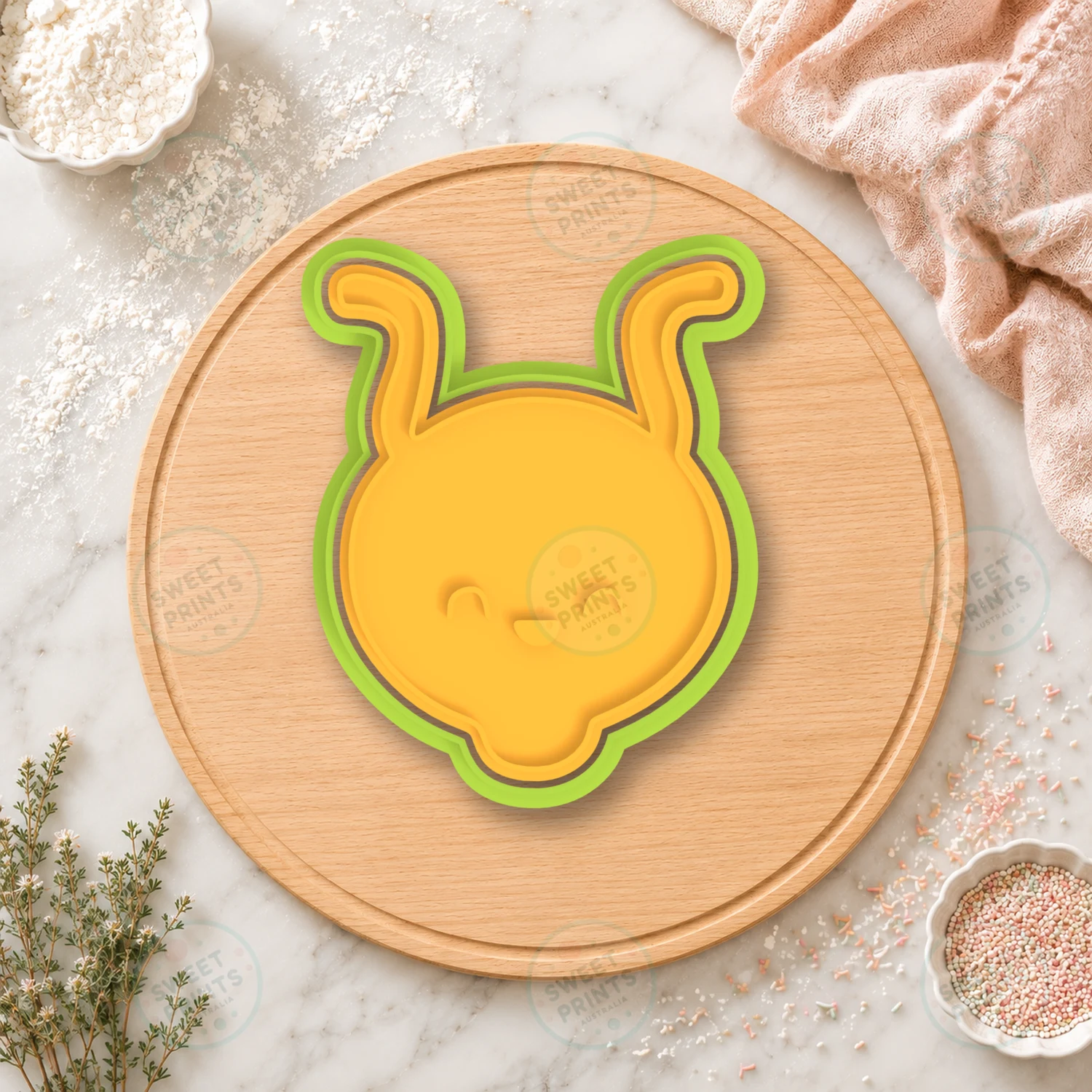 Kawaii Bladder Cookie Cutter & Stamp cookie cutter
