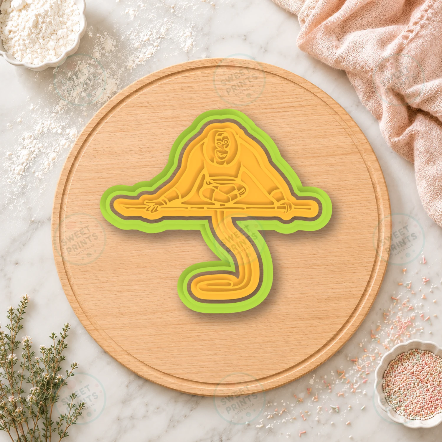 Master Monkey Cookie Cutter & Stamp cookie cutter
