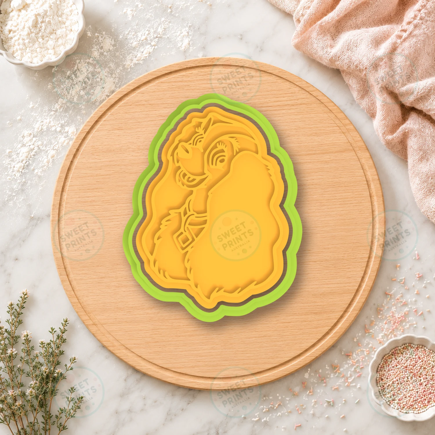 Lady Gaga Cookie Cutter & Stamp cookie cutter