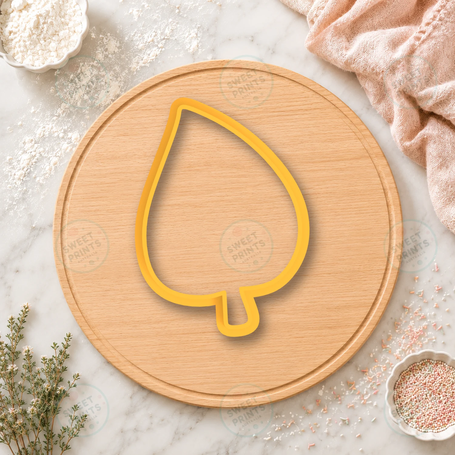 Maple Leaf 3 Cookie Stamp cookie cutter