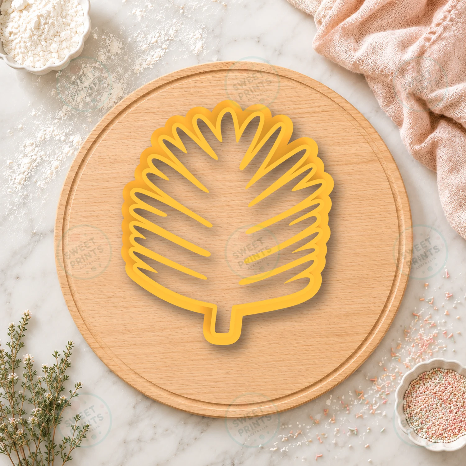 Maple Leaf 4 Cookie Stamp cookie cutter