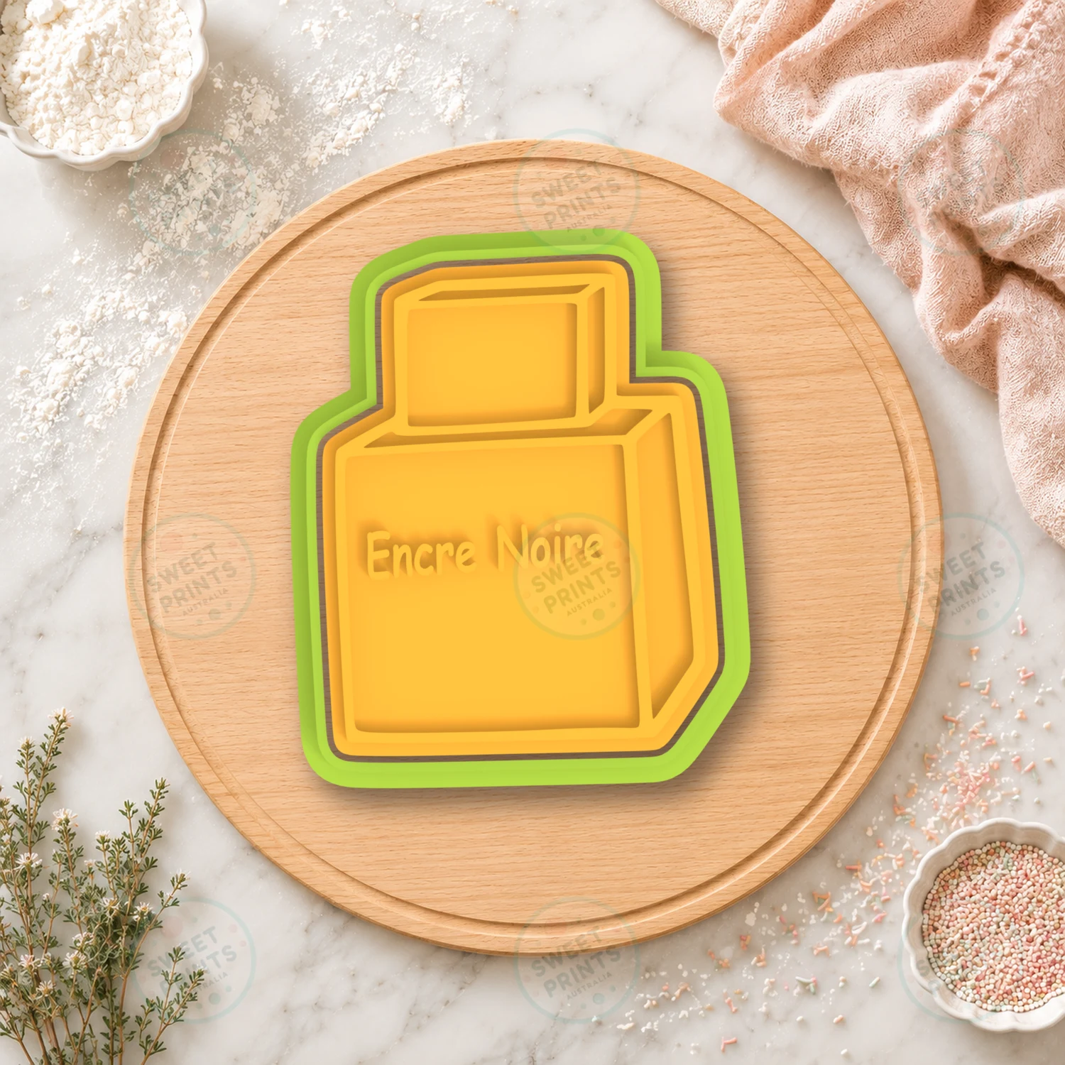 Perfume Cookie Cutter & Stamp cookie cutter