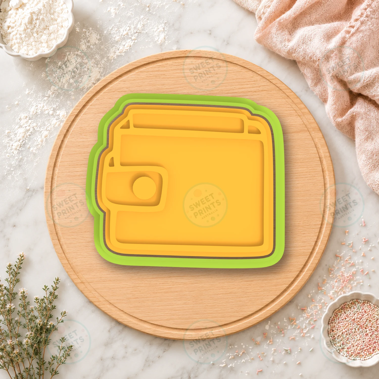 Wallet Cookie Cutter & Stamp cookie cutter