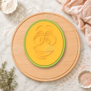M&M Character Face Laughing Cookie Cutter & Stamp