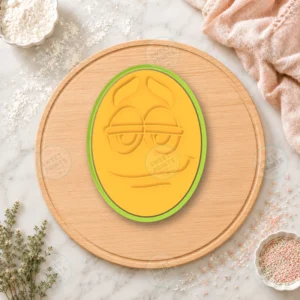 M&M Character Face Sleepy Cookie Cutter & Stamp