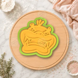 Bowser Face Cookie Cutter & Stamp