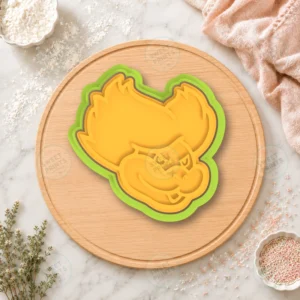 Bowser Jr Face Cookie Cutter & Stamp
