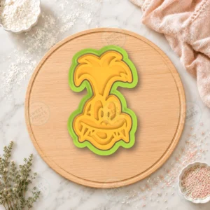 Piranha Plant Petal Face Cookie Cutter & Stamp