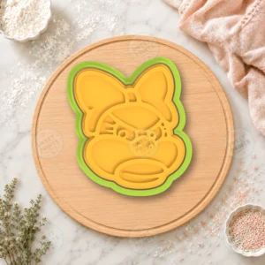 Piranha Plant Fanged Face Cookie Cutter & Stamp