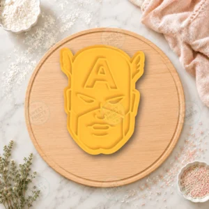 Captain America Shield Cookie Stamp