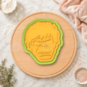 Hulk Face Cookie Cutter & Stamp