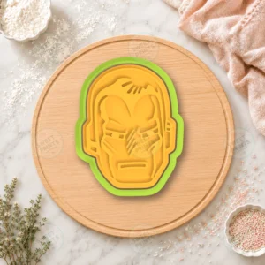 Iron Man 1 Cookie Cutter & Stamp