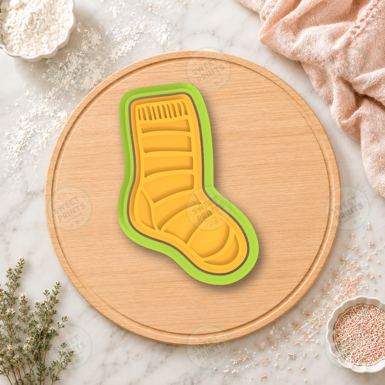 Socks 2 Cookie Cutter & Stamp cookie cutter