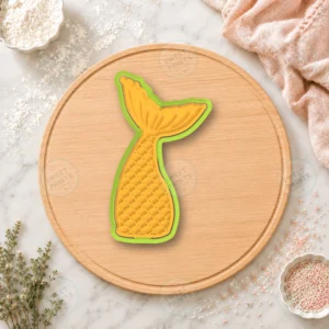 Mermaid Tail 1 Cookie Cutter & Stamp