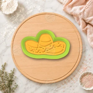 Sombrero Hat Cookie Cutter & Stamp