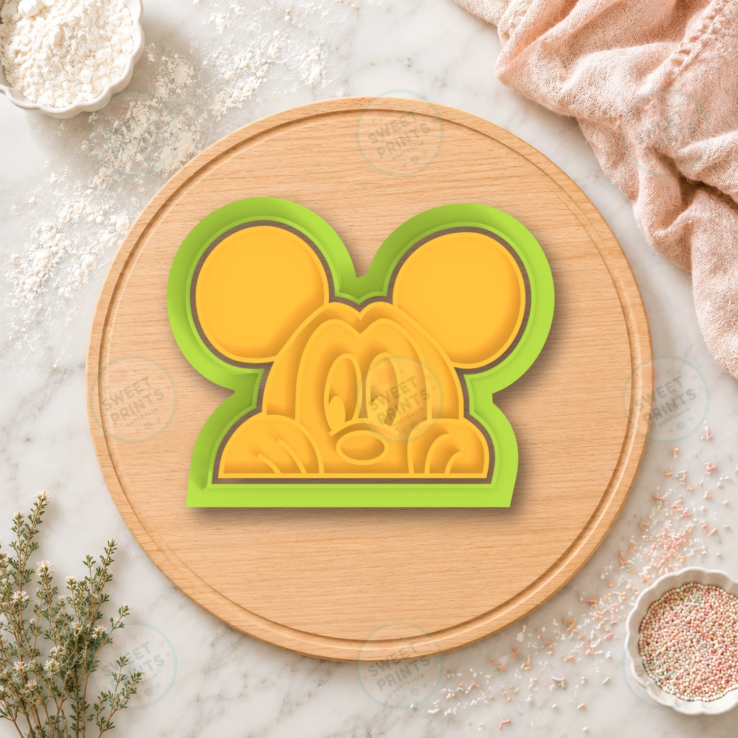 Mickey Mouse 2 Cookie Cutter & Stamp cookie cutter