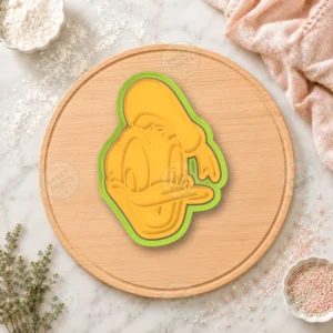Donald Duck Face Cookie Cutter & Stamp