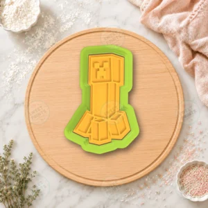 Minecraft Creeper Cookie Cutter & Stamp