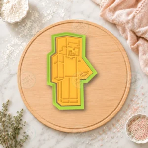 Minecraft Steve Character Cookie Cutter & Stamp