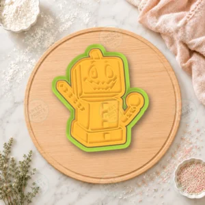 Minecraft Pumpkin Golem 2 Cookie Cutter & Stamp