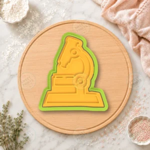 Microscope 1 Cookie Cutter & Stamp