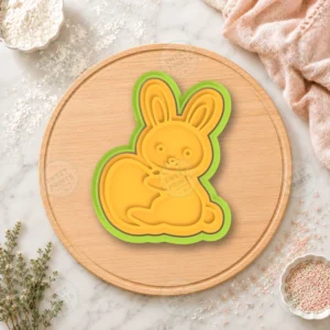 Rabbit 1 Cookie Cutter & Stamp