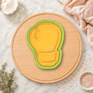 Boxing Glove Cookie Cutter & Stamp