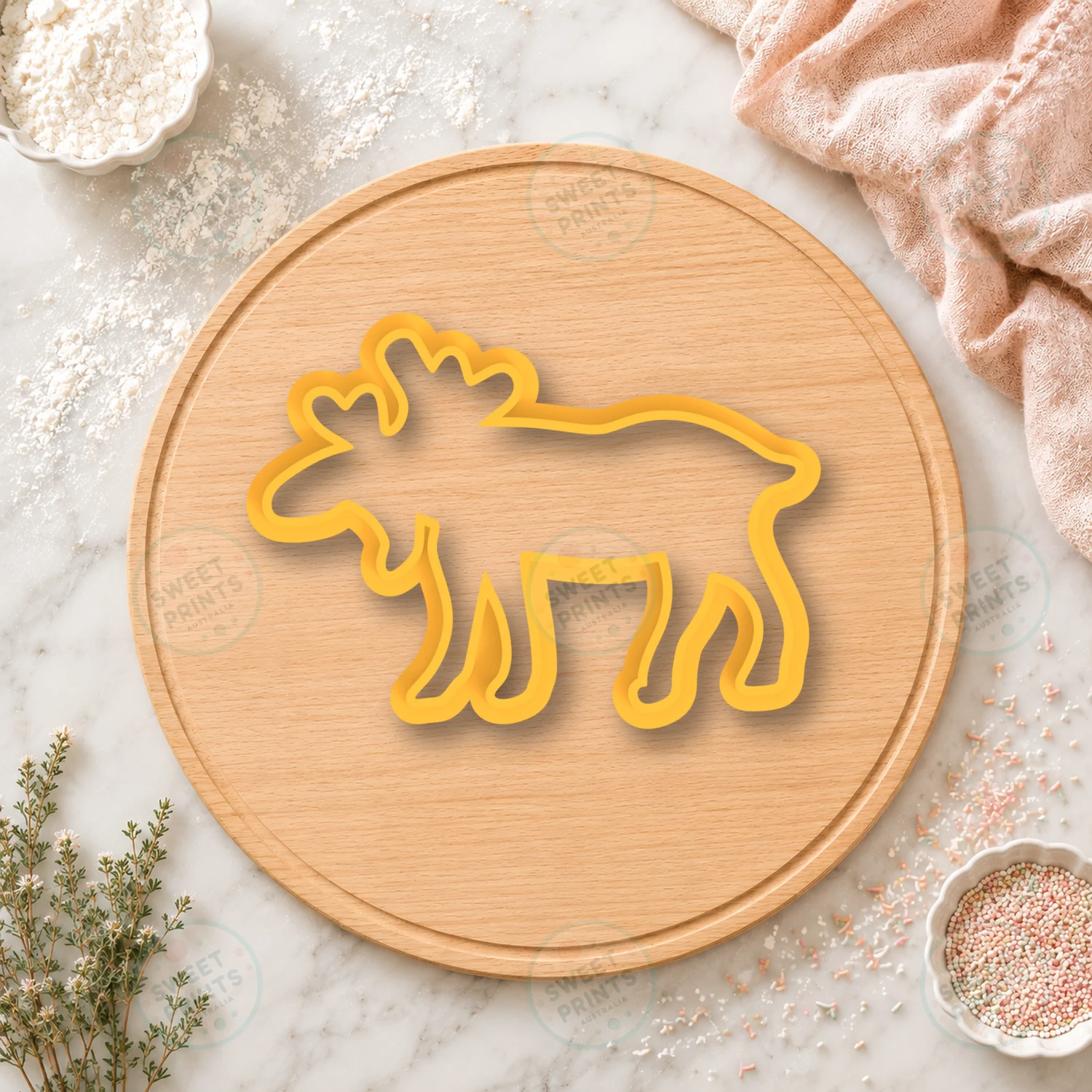 Elk Cookie Stamp cookie cutter