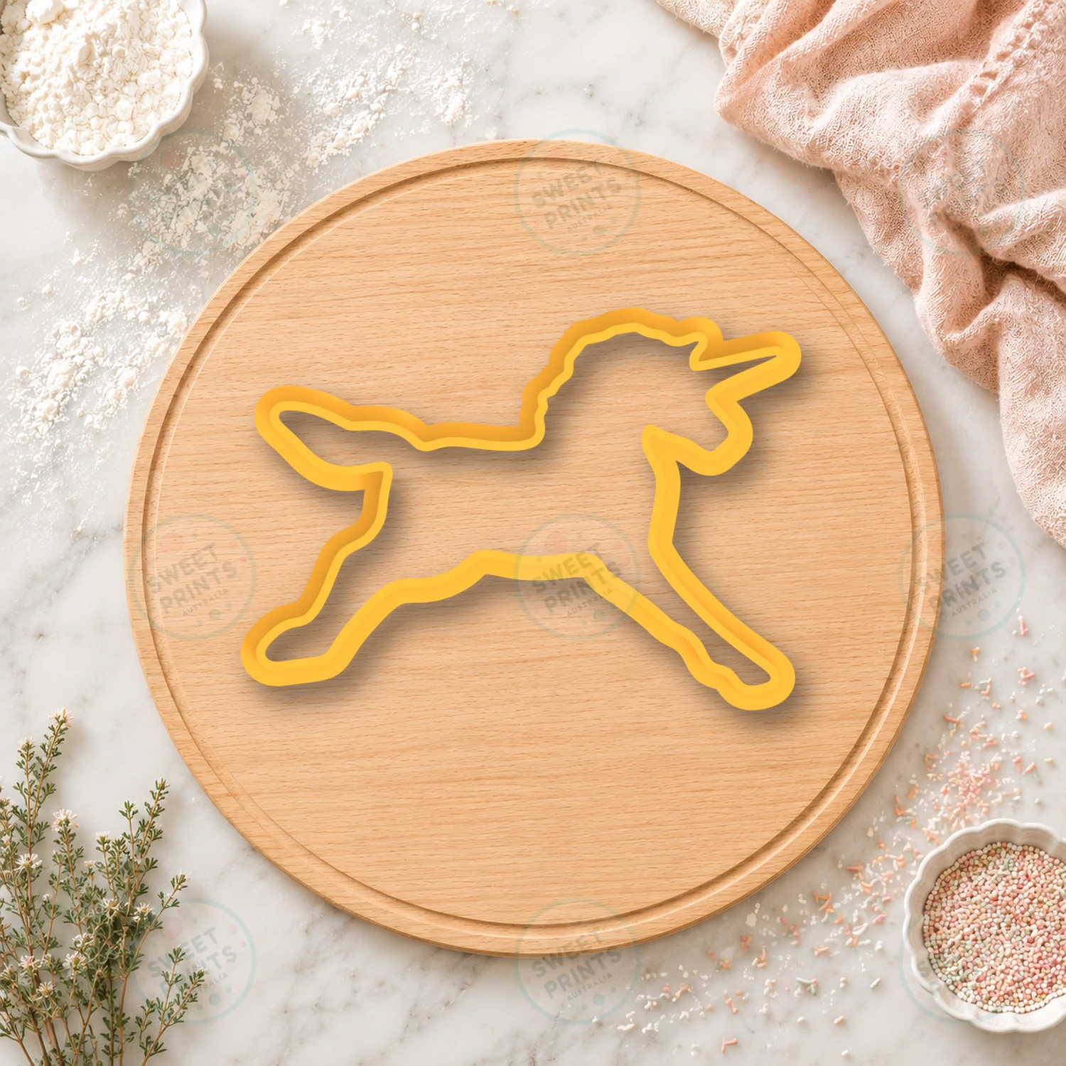 Unicorn Cookie Stamp cookie cutter