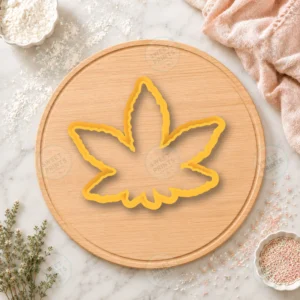 Cannabis Leaf 4 Cookie Stamp