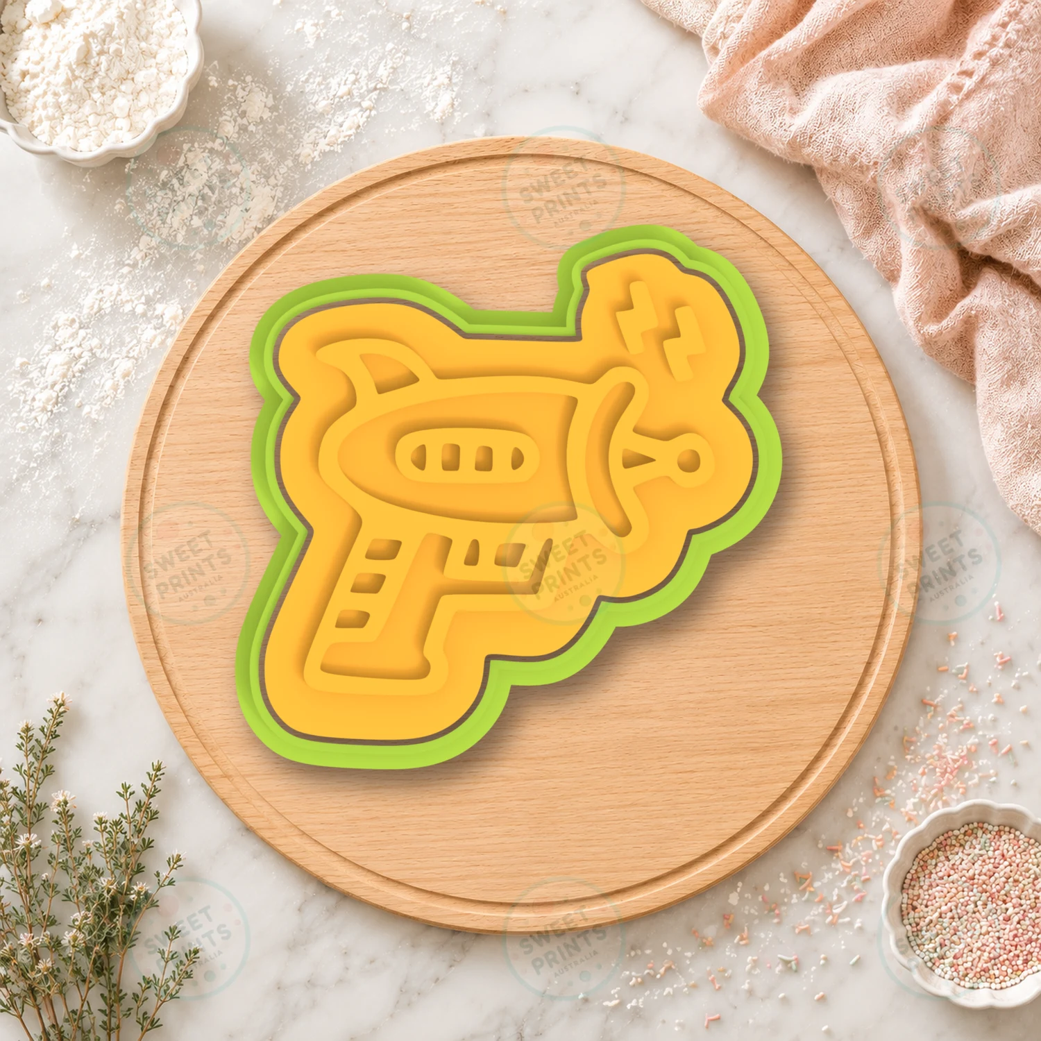 Ray Gun Cookie Cutter & Stamp cookie cutter