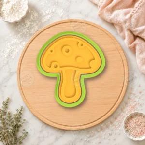 Mushroom 3 Cookie Cutter & Stamp