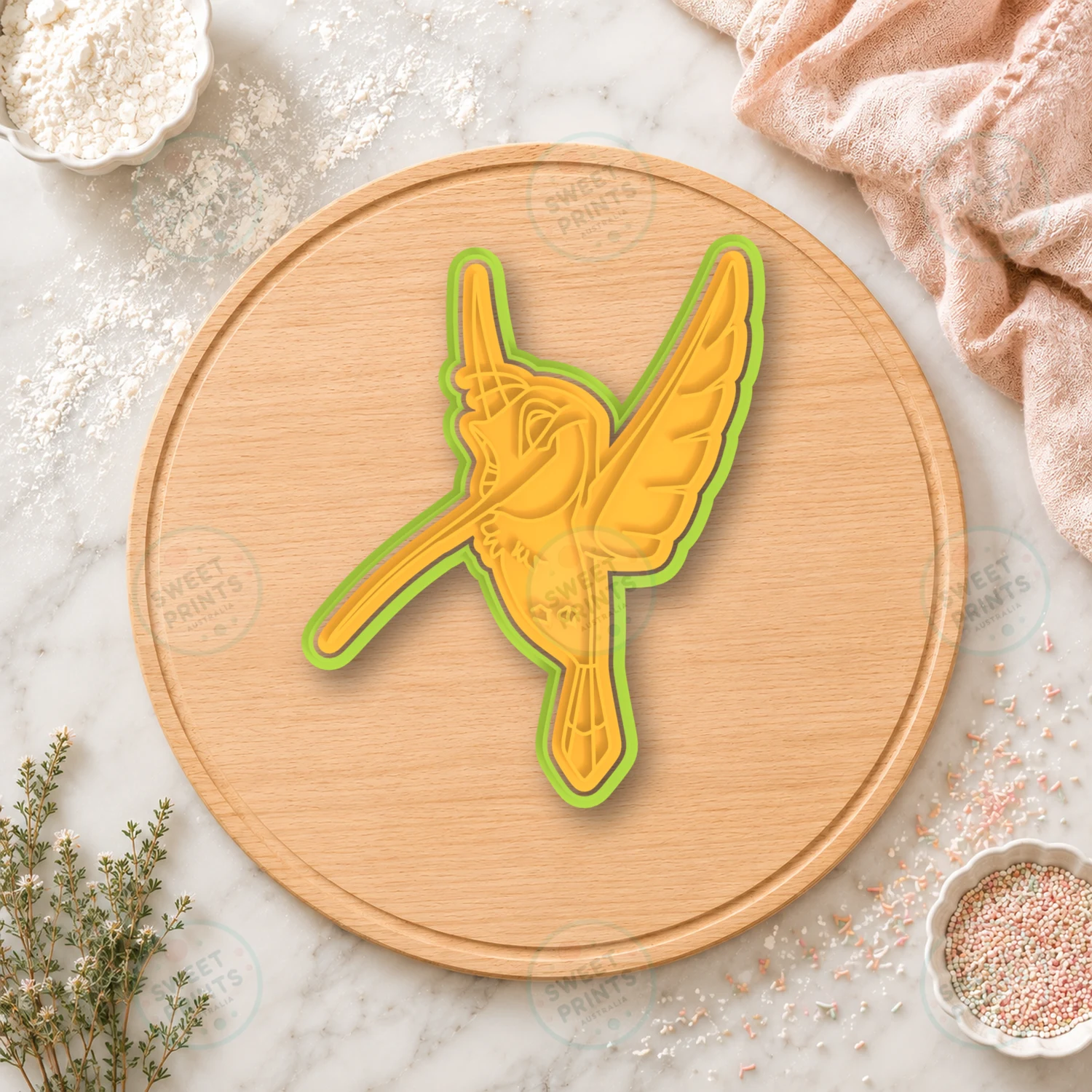 Flit Hummingbird Cookie Cutter & Stamp cookie cutter
