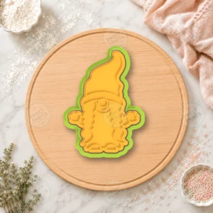 Standing Gnome Cookie Cutter & Stamp