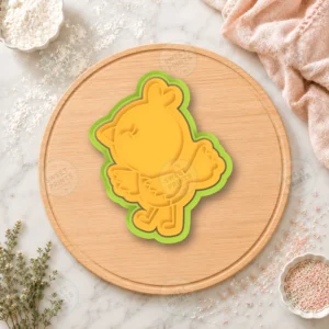 Cute Bird Chick Cookie Cutter & Stamp