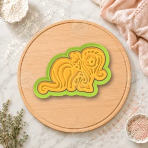 My Little Pony Character Sitting Cookie Cutter & Stamp