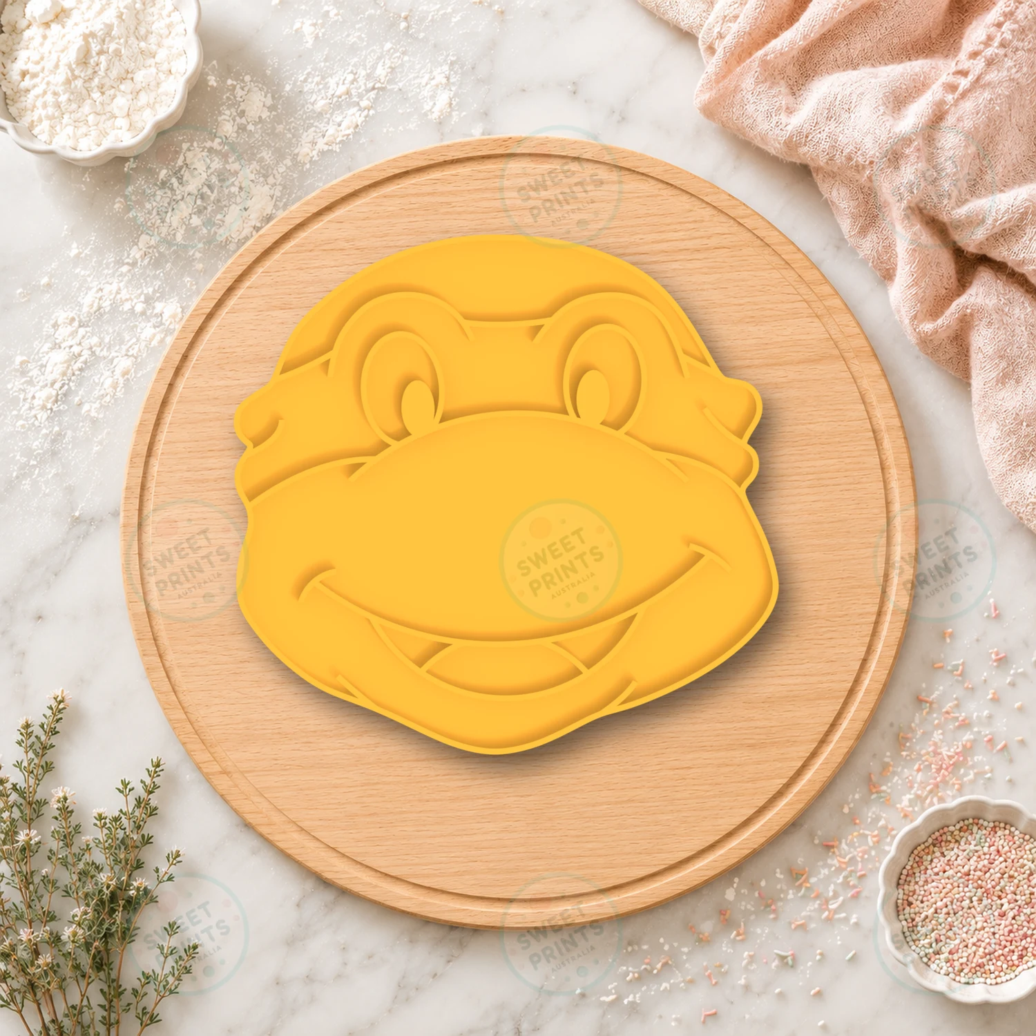 Ninja Turtle Cookie Stamp cookie cutter